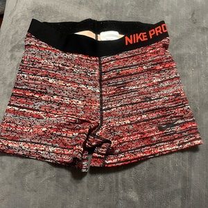 Nike pro spandex shorts